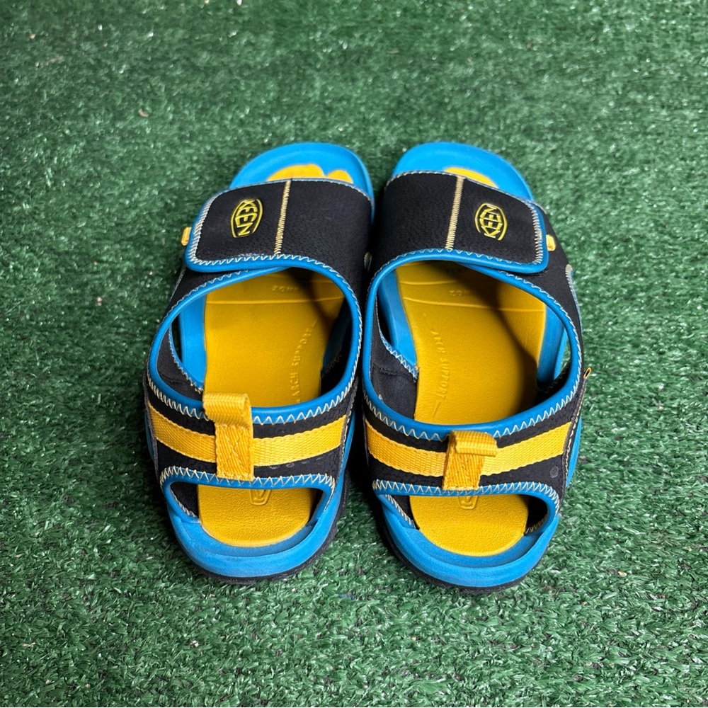 Keen Hiking Sandals Blue Yellow Women’s Size 8.5 (Mens 7) Outdoor Open Toe - Picture 5 of 12